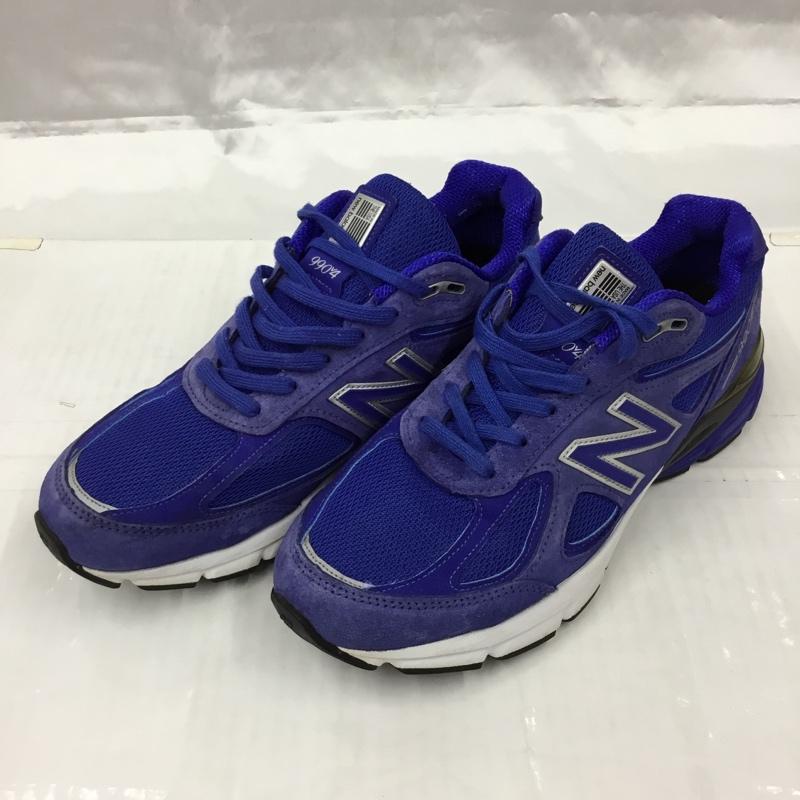 ニューバランス New Balance スニーカー スニーカー M990 RY4 USA製 27cm 27.0cm ロゴ、文字 青 / ブルー /  メンズ USED 古着 中古 10103524