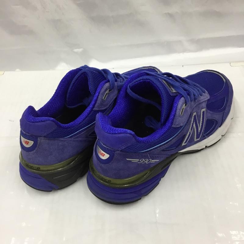 ニューバランス New Balance スニーカー スニーカー M990 RY4 USA製 27cm 27.0cm ロゴ、文字 青 / ブルー /  メンズ USED 古着 中古 10103524
