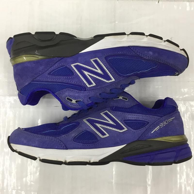 ニューバランス New Balance スニーカー スニーカー M990 RY4 USA製 27cm 27.0cm ロゴ、文字 青 / ブルー /  メンズ USED 古着 中古 10103524