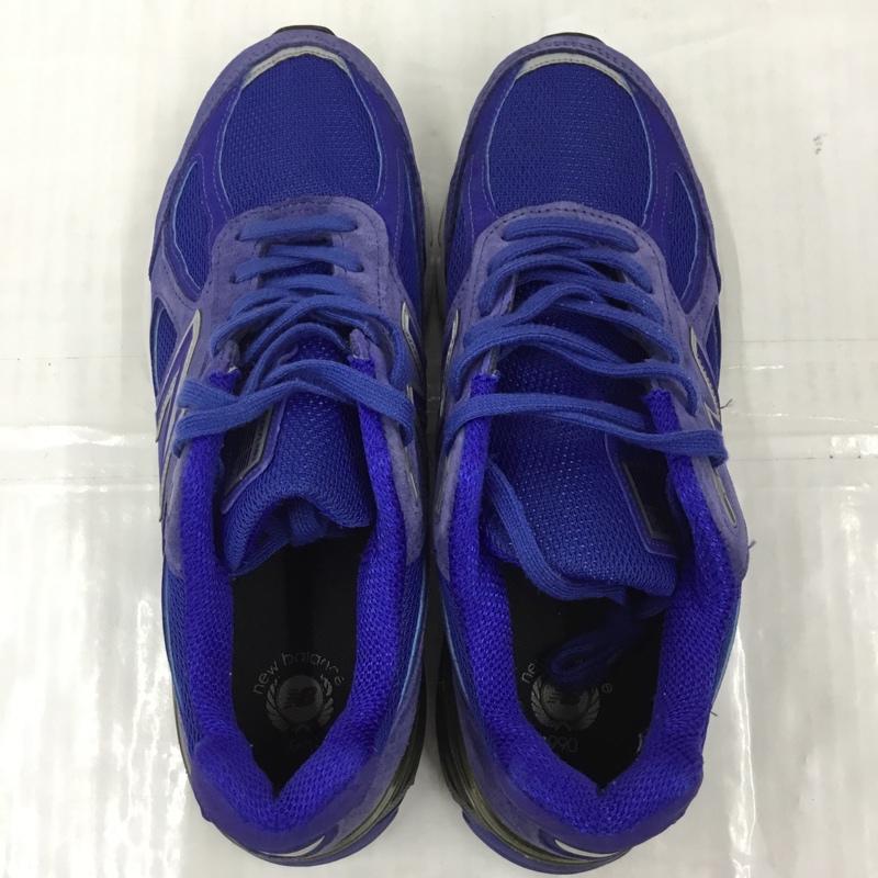 ニューバランス New Balance スニーカー スニーカー M990 RY4 USA製 27cm 27.0cm ロゴ、文字 青 / ブルー /  メンズ USED 古着 中古 10103524