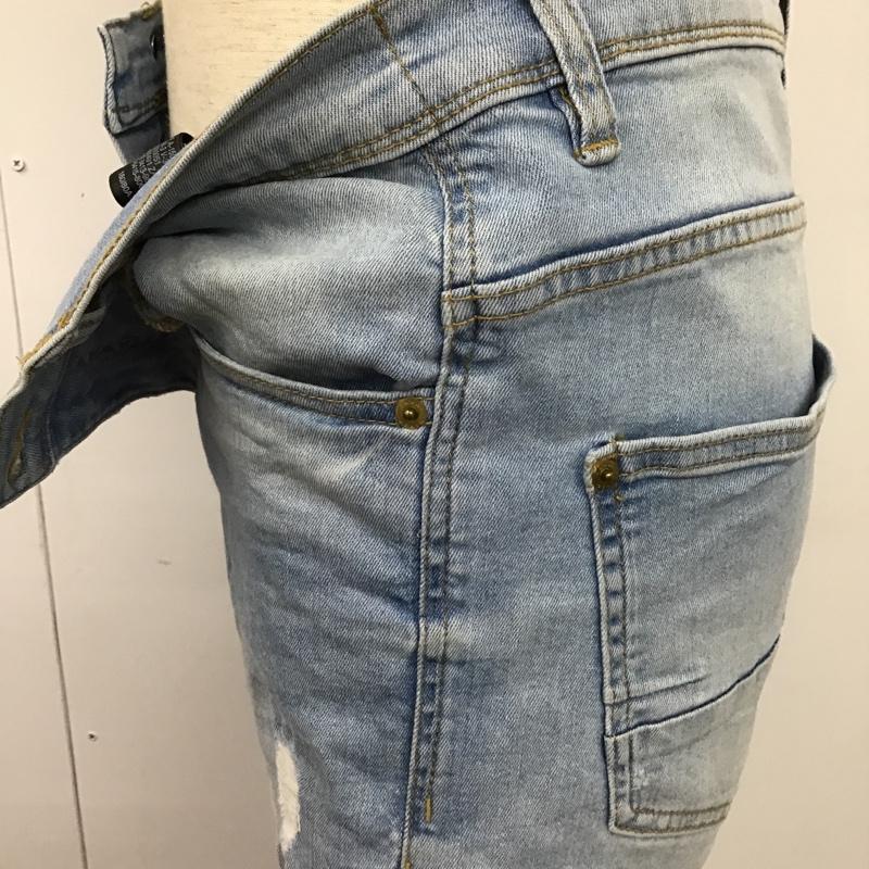 ザラ ZARA パンツ デニム、ジーンズ 31インチ 無地 水色 / ライトブルー /  メンズ USED 古着 中古 10103530