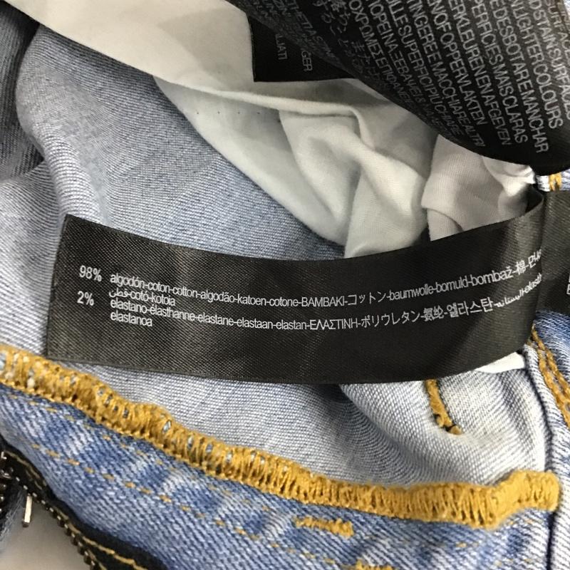 ザラ ZARA パンツ デニム、ジーンズ 31インチ 無地 水色 / ライトブルー /  メンズ USED 古着 中古 10103530