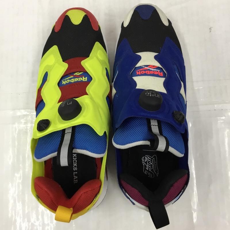 リーボック Reebok スニーカー スニーカー FY3045 KICKS LAB INSTAPUMP FURY OG ULTIMATE HYBRID 27cm 27.0cm ロゴ、文字 黄 / イエロー / X 赤 / レッド / X 青 / ブルー / X 黒 / ブラック / X 白 / ホワイト /  メンズ USED 古着 中古 10103533