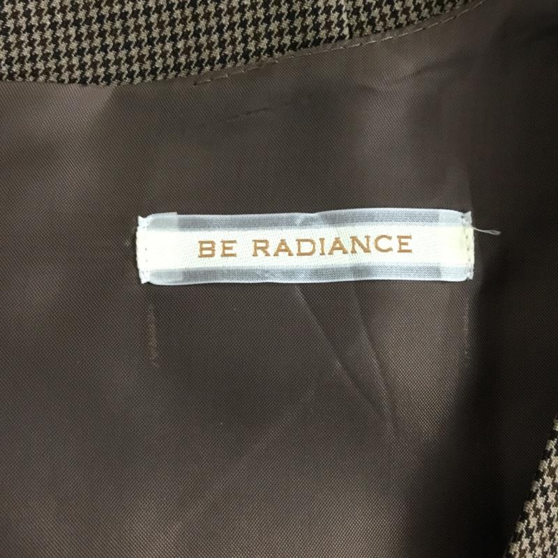 ビーラディエンス BE RADIANCE ワンピース ひざ丈スカート FREE  茶 / ブラウン /  レディース USED 古着 中古 10103537