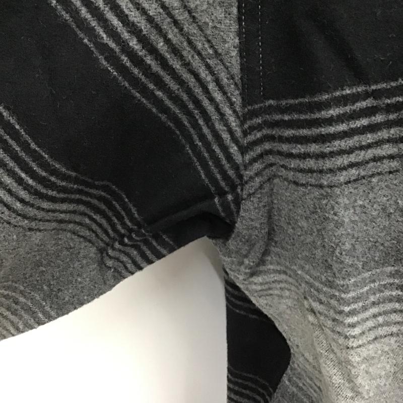 シュガーケーン SUGAR CANE シャツ、ブラウス 長袖 ネルシャツ 長袖シャツ カラーシャツ ボーダーシャツ XL ボーダー柄 黒 / ブラック /  メンズ USED 古着 中古 10103541