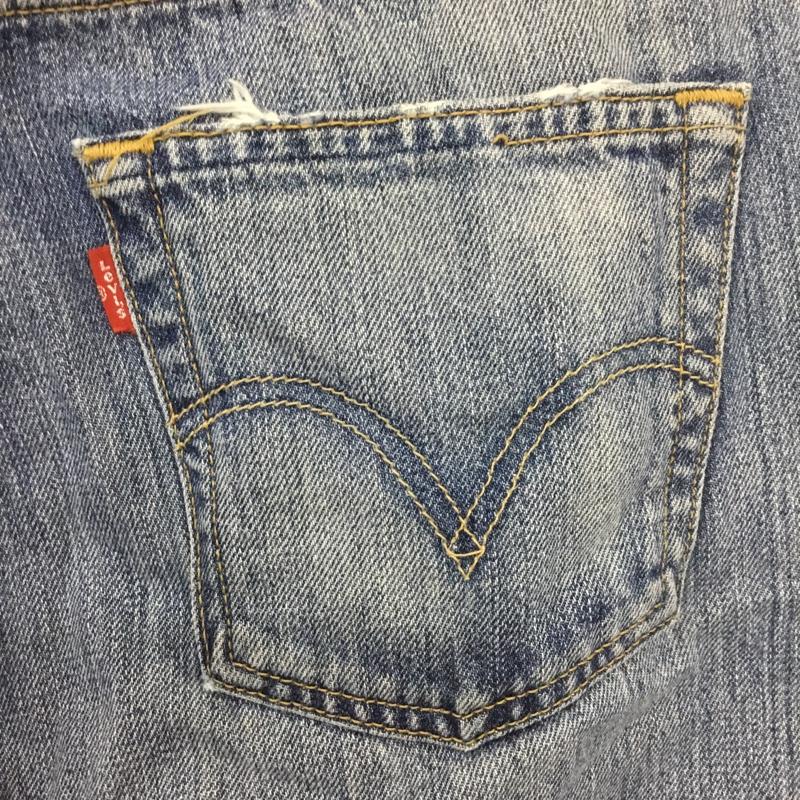 リーバイス Levi's パンツ デニム、ジーンズ W30L32 30インチ 無地 インディゴ / インディゴ /  メンズ USED 古着 中古 10103542