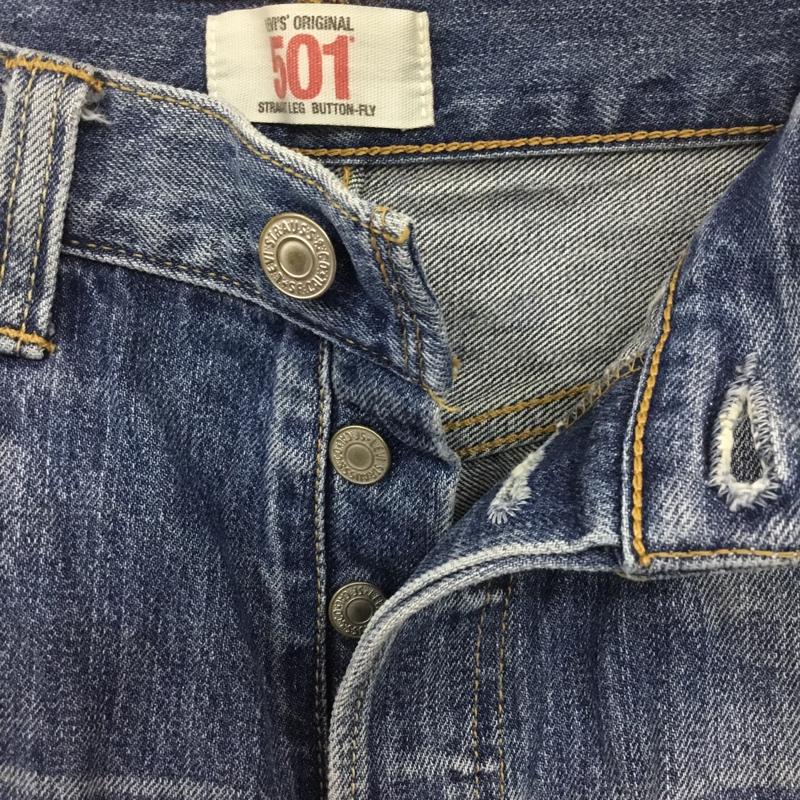 リーバイス Levi's パンツ デニム、ジーンズ W30L32 30インチ 無地 インディゴ / インディゴ /  メンズ USED 古着 中古 10103542