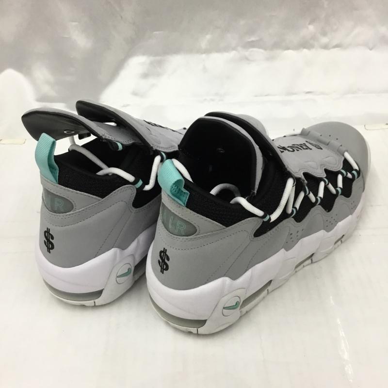 ナイキ NIKE スニーカー スニーカー AJ2998-003 AIR MORE MONEY 30cm 30.0cm ロゴ、文字 灰 / グレー / X 黒 / ブラック / X 水色 / ライトブルー /  メンズ USED 古着 中古 10103543