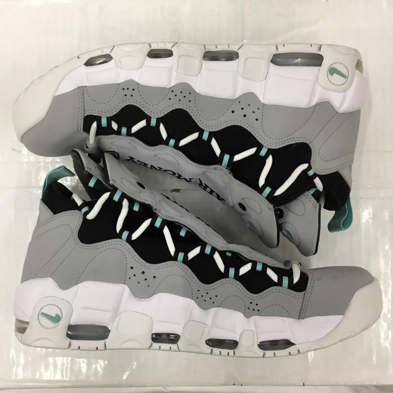 ナイキ NIKE スニーカー スニーカー AJ2998-003 AIR MORE MONEY 30cm 30.0cm ロゴ、文字 灰 / グレー / X 黒 / ブラック / X 水色 / ライトブルー /  メンズ USED 古着 中古 10103543
