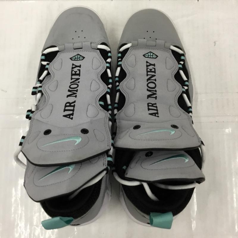 ナイキ NIKE スニーカー スニーカー AJ2998-003 AIR MORE MONEY 30cm 30.0cm ロゴ、文字 灰 / グレー / X 黒 / ブラック / X 水色 / ライトブルー /  メンズ USED 古着 中古 10103543