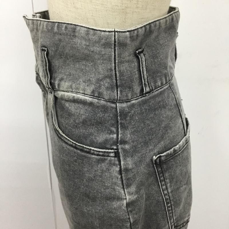ビス ViS スカート ひざ丈スカート タイトスカート S 無地 灰 / グレー /  レディース USED 古着 中古 10103544