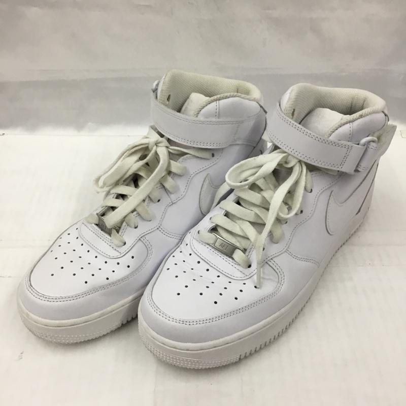 ナイキ NIKE スニーカー スニーカー CW2289-111 AIR FORCE 1 MID 07 28cm 28.0cm ロゴ、文字 白 / ホワイト /  メンズ USED 古着 中古 10103559