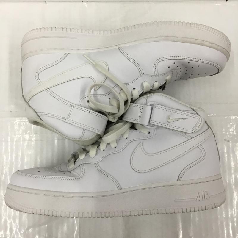 ナイキ NIKE スニーカー スニーカー CW2289-111 AIR FORCE 1 MID 07 28cm 28.0cm ロゴ、文字 白 / ホワイト /  メンズ USED 古着 中古 10103559