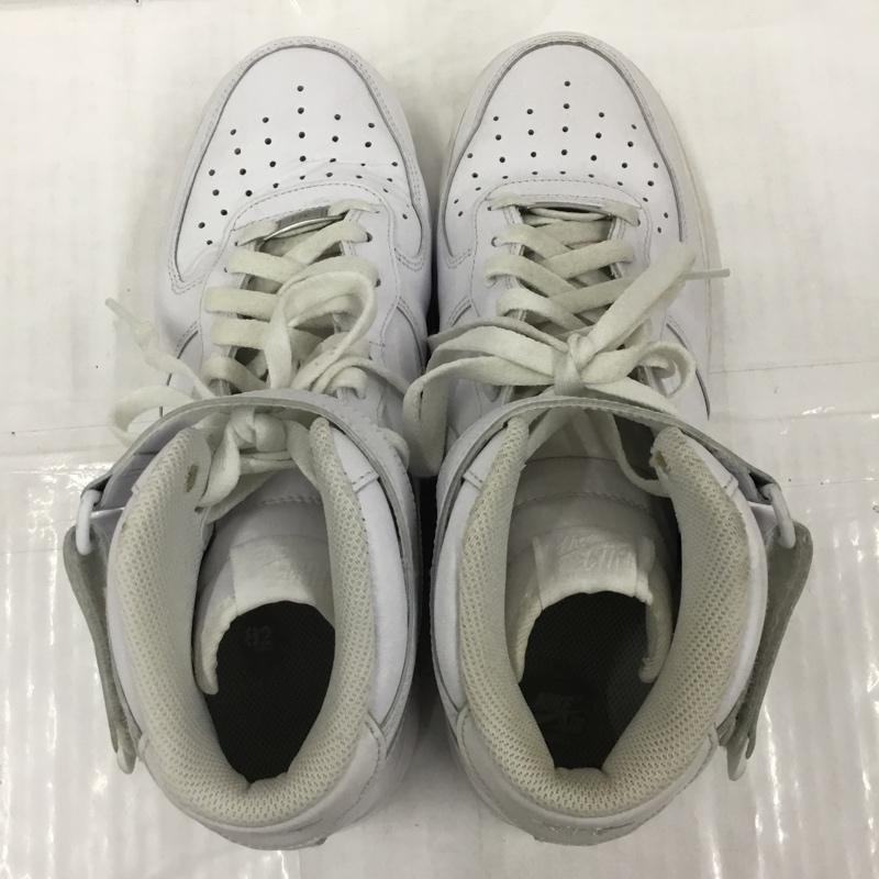 ナイキ NIKE スニーカー スニーカー CW2289-111 AIR FORCE 1 MID 07 28cm 28.0cm ロゴ、文字 白 / ホワイト /  メンズ USED 古着 中古 10103559