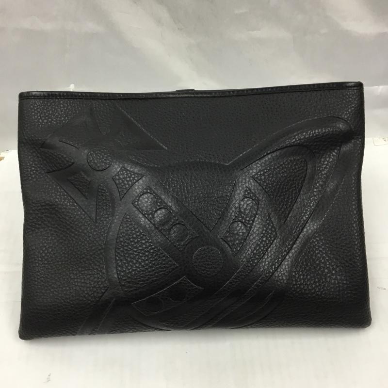 ヴィヴィアンウエストウッド Vivienne Westwood セカンドバッグ セカンドバッグ クラッチバッグ オーブ  黒 / ブラック /  メンズ USED 古着 中古 10103597