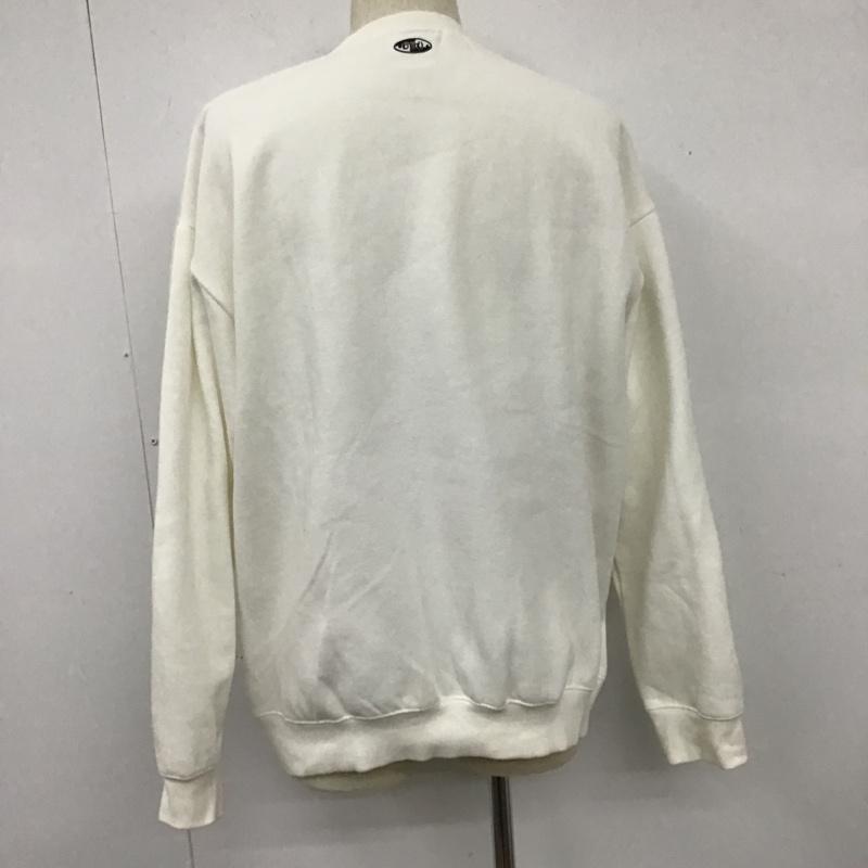 イーストクンスト ISTKUNST トレーナー 長袖 スウェット 裏起毛 うさぎ L  白 / ホワイト /  メンズ USED 古着 中古 10103629