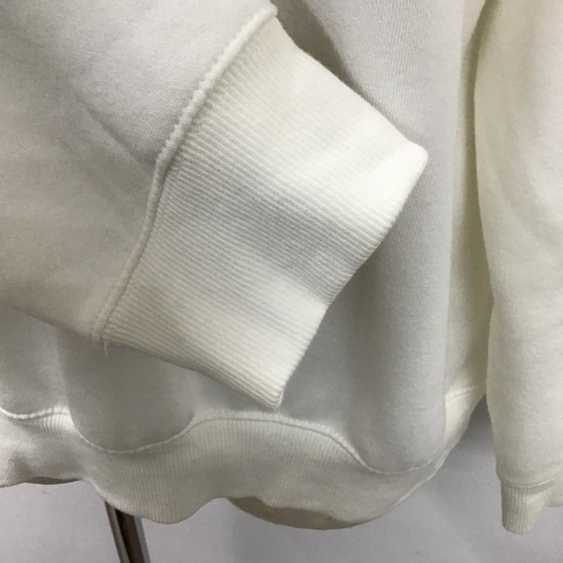 イーストクンスト ISTKUNST トレーナー 長袖 スウェット 裏起毛 うさぎ L  白 / ホワイト /  メンズ USED 古着 中古 10103629
