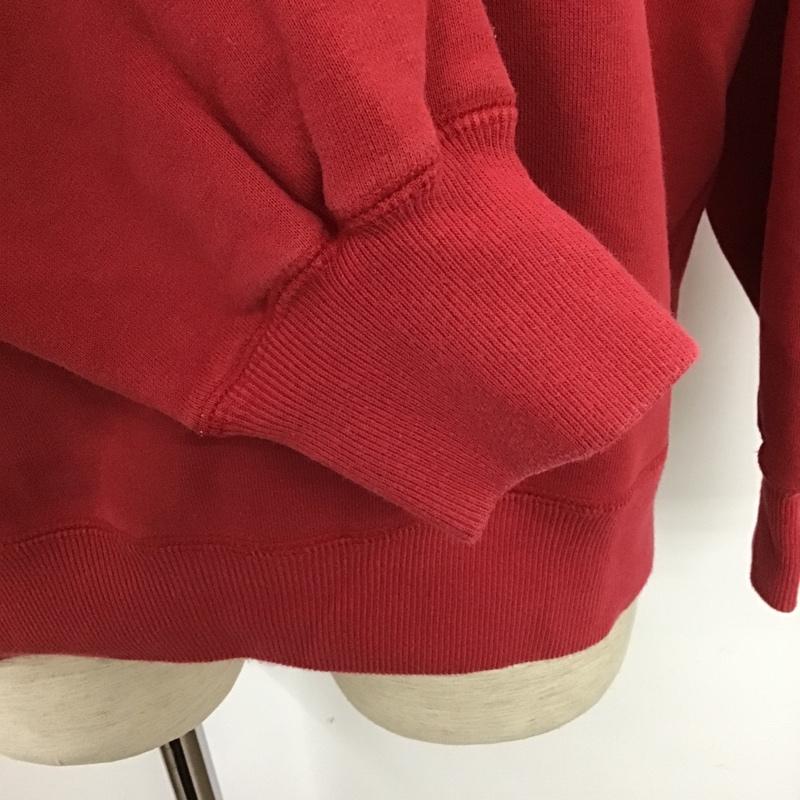 ポロバイラルフローレン Polo by RALPH LAUREN トレーナー 長袖 KK-RL-HA-0104 スウェット 裏起毛 ラグランスリーブ LL ワンポイント 赤 / レッド /  メンズ USED 古着 中古 10103630