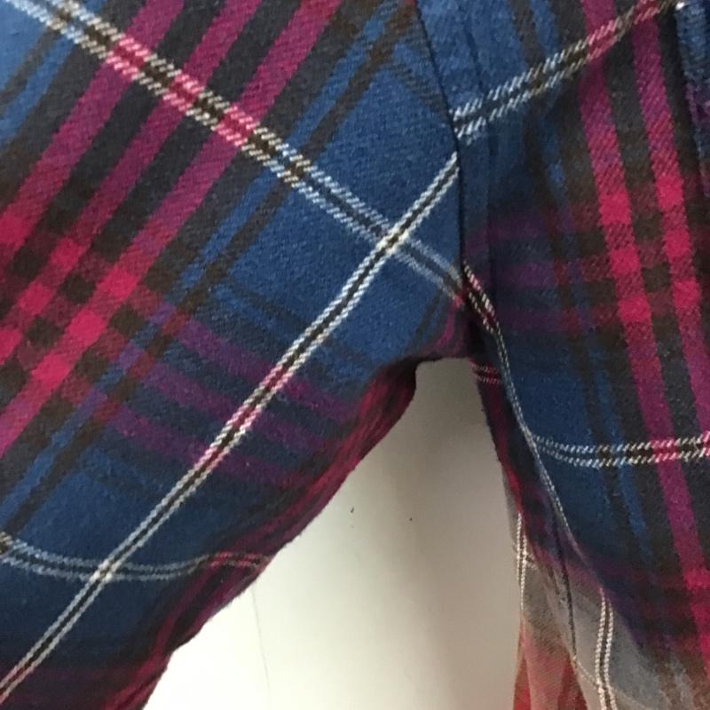 イグザンプル EXAMPLE シャツ、ブラウス 長袖 グラデーション M チェック マルチカラー / マルチカラー /  メンズ USED 古着 中古 10103632