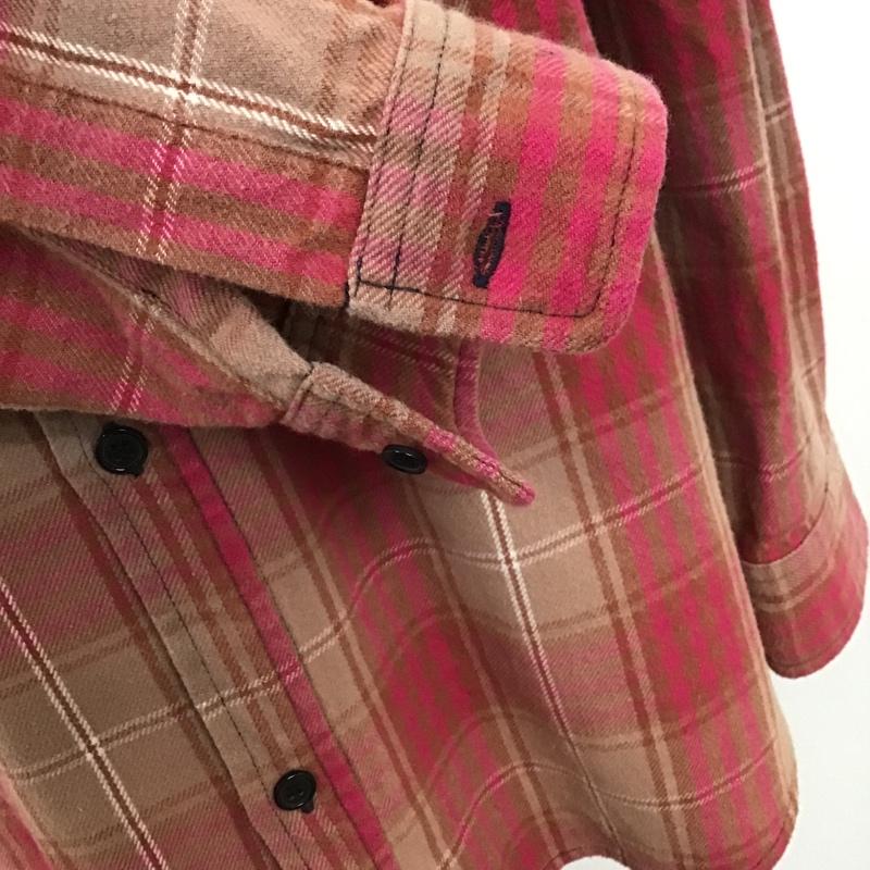 イグザンプル EXAMPLE シャツ、ブラウス 長袖 グラデーション M チェック マルチカラー / マルチカラー /  メンズ USED 古着 中古 10103632