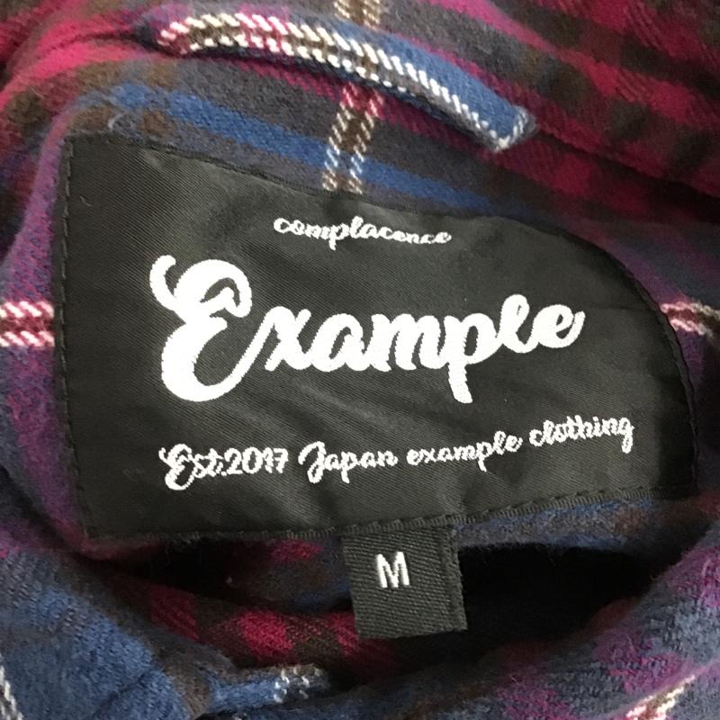 イグザンプル EXAMPLE シャツ、ブラウス 長袖 グラデーション M チェック マルチカラー / マルチカラー /  メンズ USED 古着 中古 10103632