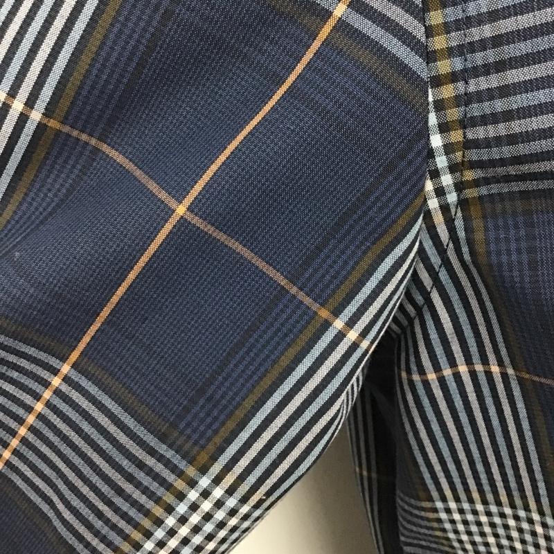 シップス SHIPS シャツ、ブラウス 長袖 711-14-0012 any XL チェック 紺 / ネイビー / X 茶 / ブラウン / X 白 / ホワイト / X 青 / ブルー /  メンズ USED 古着 中古 10103634