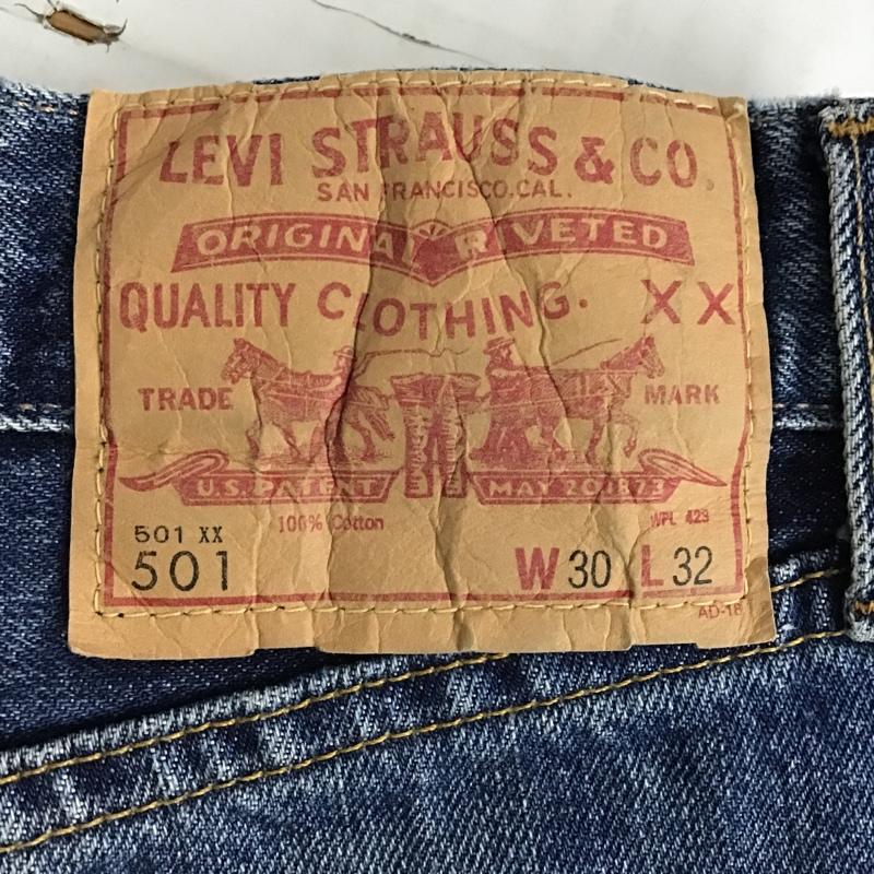 リーバイス・ビンテージ・クロージング LEVI'S VINTAGE CLOTHING パンツ デニム、ジーンズ 66501-0119 501XX W30 L32 ボタンフライ 30インチ 無地 青 / ブルー /  メンズ USED 古着 中古 10103641