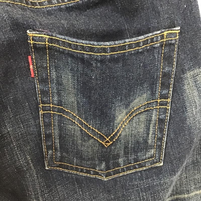 リーバイス Levi's パンツ デニム、ジーンズ 505-03 W30 L31 ジーパン 30インチ 無地 インディゴ / インディゴ /  メンズ USED 古着 中古 10103642