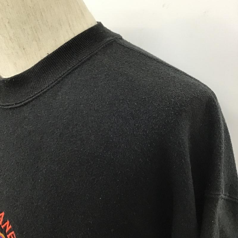 ハードロックカフェ HARD ROCK CAFE トレーナー 長袖 LAS VEGAS スウェット 刺繍 裏起毛 L ロゴ、文字 青 / ブルー /  メンズ USED 古着 中古 10103648