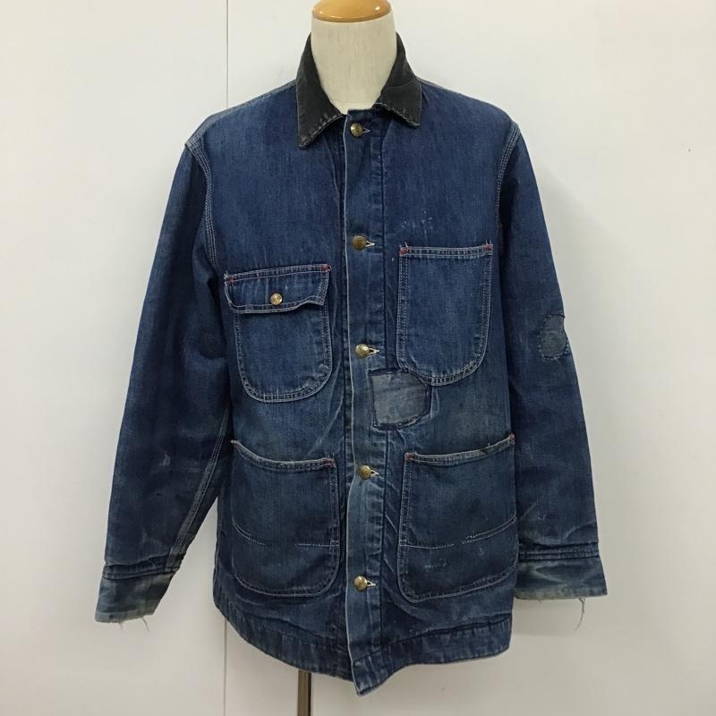 シアーズ SEARS ジャケット、上着 ジャケット、ブレザー デニム カバーオール 70s M 無地 青 / ブルー /  メンズ USED 古着 中古 10103653