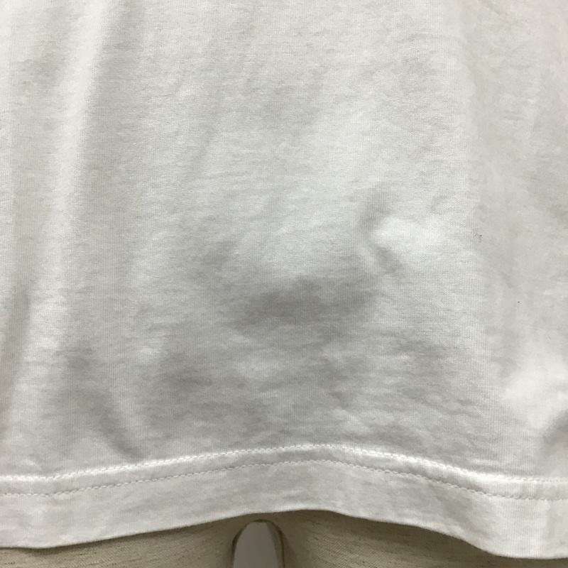 トミーヒルフィガー TOMMY HILFIGER Tシャツ 半袖 C8178498007 ラインフラッグ クルーネック S ロゴ、文字 白 / ホワイト /  メンズ USED 古着 中古 10103658