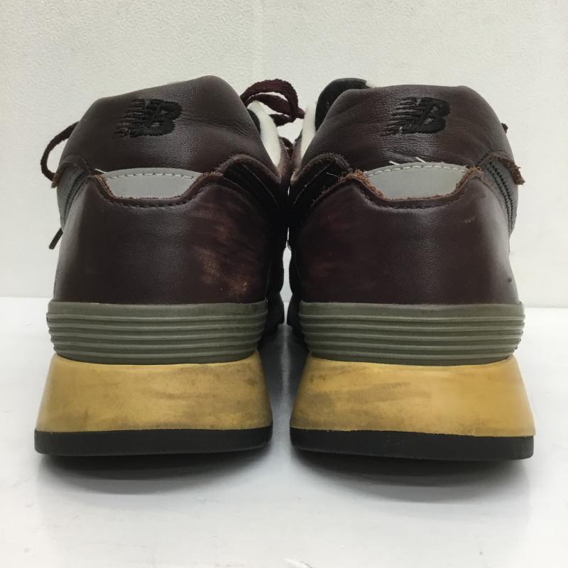 ニューバランス New Balance スニーカー スニーカー M576CD コードバン USA製 28.0cm ロゴ、文字 ダークブラウン / ダークブラウン /  メンズ USED 古着 中古 10103659