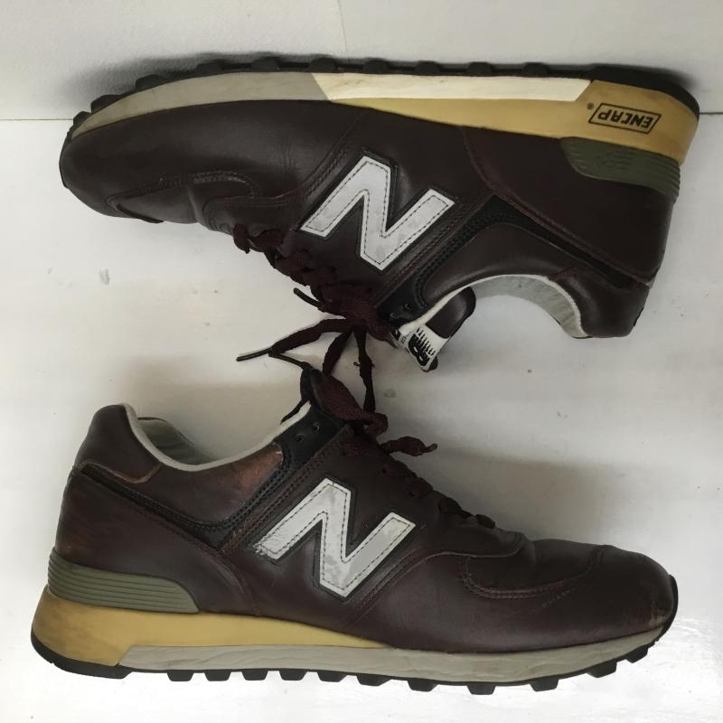 ニューバランス New Balance スニーカー スニーカー M576CD コードバン USA製 28.0cm ロゴ、文字 ダークブラウン / ダークブラウン /  メンズ USED 古着 中古 10103659