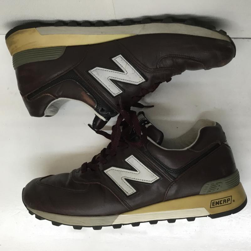 ニューバランス New Balance スニーカー スニーカー M576CD コードバン USA製 28.0cm ロゴ、文字 ダークブラウン / ダークブラウン /  メンズ USED 古着 中古 10103659