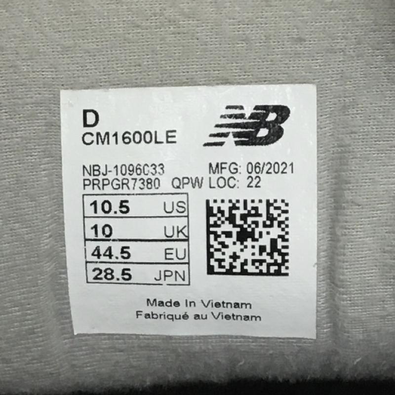 ニューバランス New Balance スニーカー スニーカー CM1600LE 28.5cm ロゴ、文字 灰 / グレー /  メンズ USED 古着 中古 10103663