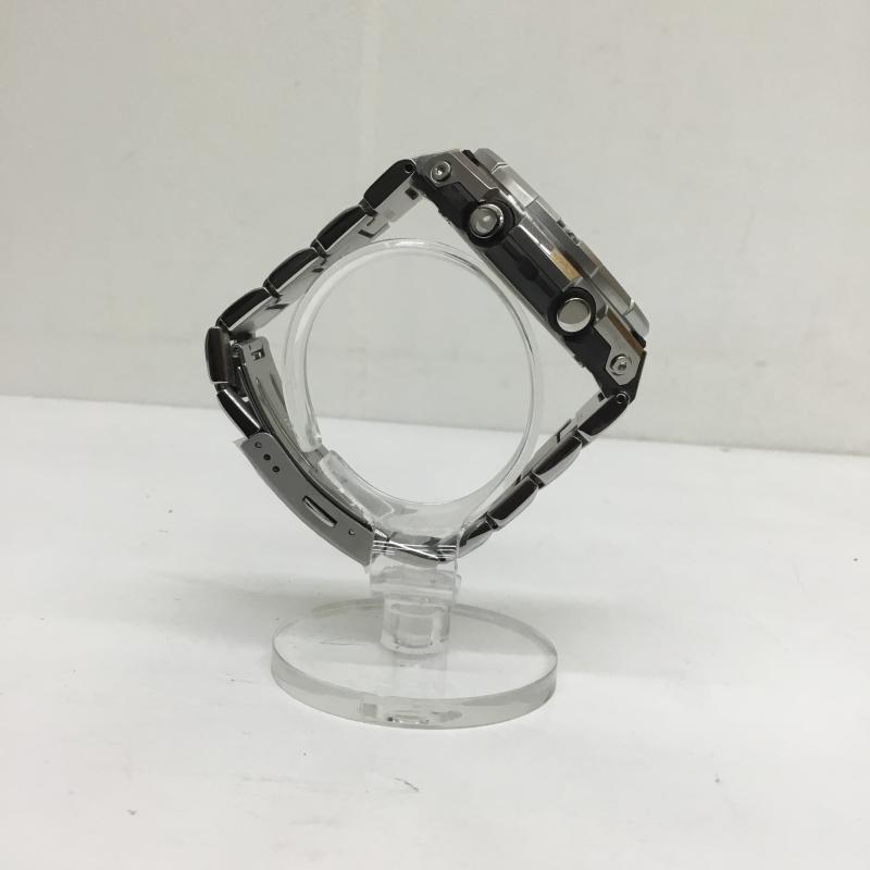 ジーショック G-SHOCK 腕時計 アナログ（クォーツ式） GST-B500 G-STEEL タフソーラー ロゴ、文字 銀 / シルバー /  メンズ USED 古着 中古 10103666