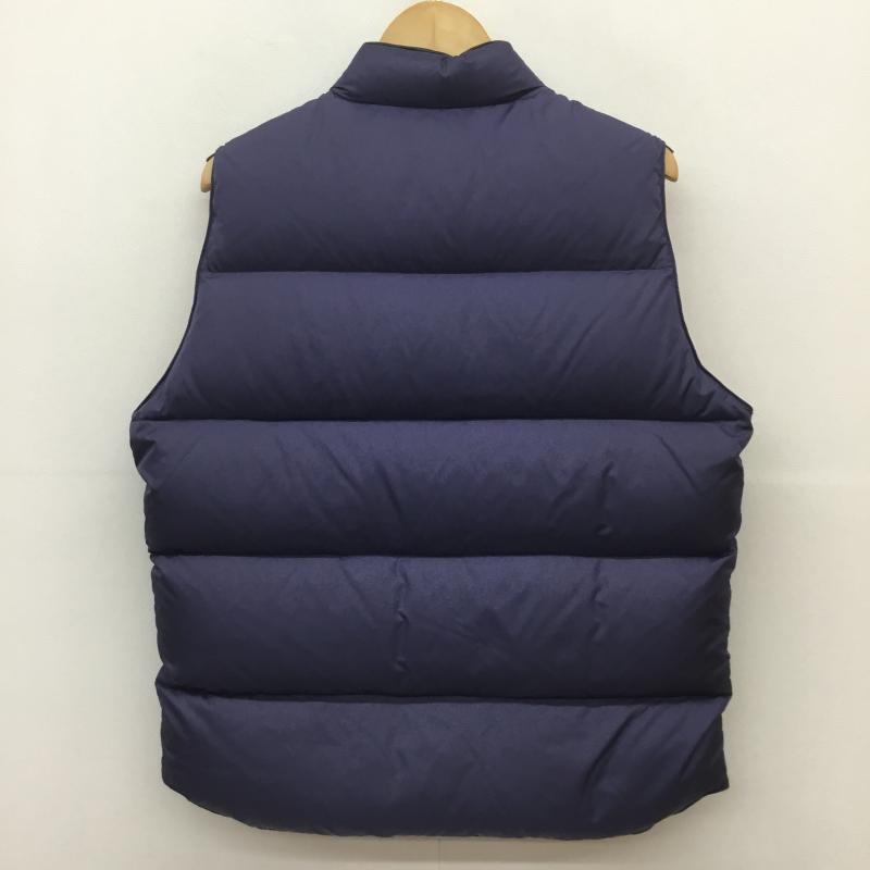 フラットヘッド The Flat Head ジャケット、上着 ダウンベスト 38 ロゴ、文字 紺 / ネイビー /  メンズ USED 古着 中古 10103673