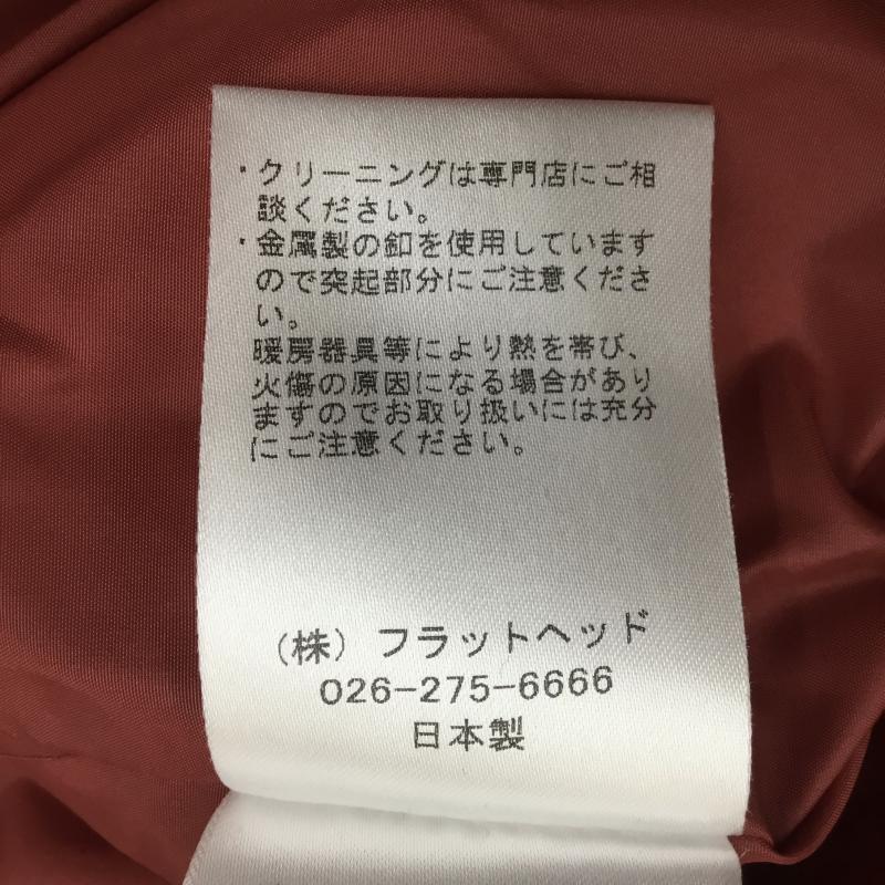 フラットヘッド The Flat Head ジャケット、上着 ダウンベスト 38 ロゴ、文字 紺 / ネイビー /  メンズ USED 古着 中古 10103673
