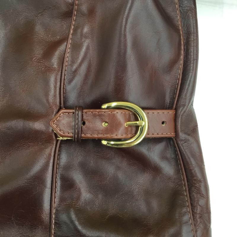 ヴァンソン VANSON ジャケット、上着 ライダース ENF OCTAGON シングルライダース 牛革 36 茶 / ブラウン /  メンズ USED 古着 中古 10103680