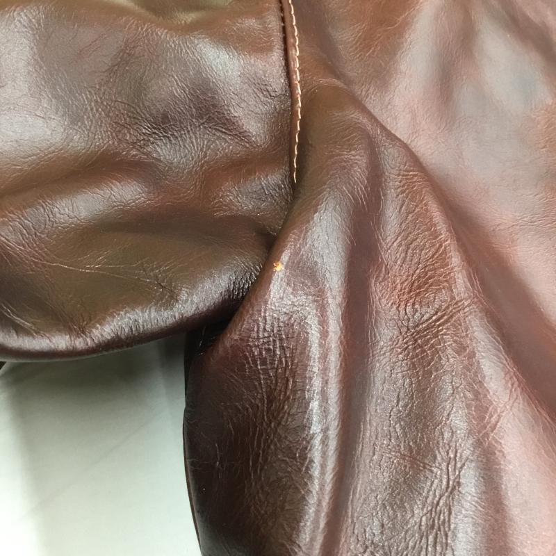 ヴァンソン VANSON ジャケット、上着 ライダース ENF OCTAGON シングルライダース 牛革 36 茶 / ブラウン /  メンズ USED 古着 中古 10103680