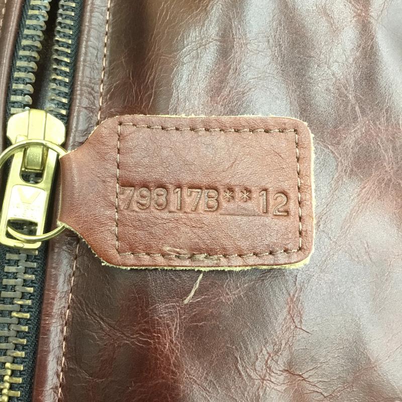 ヴァンソン VANSON ジャケット、上着 ライダース ENF OCTAGON シングルライダース 牛革 36 茶 / ブラウン /  メンズ USED 古着 中古 10103680