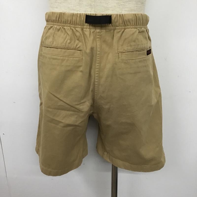 グラミチ GRAMICCI パンツ ショートパンツ 8117-56J G-SHORTS M ロゴ、文字 ベージュ / ベージュ /  メンズ USED 古着 中古 10103681