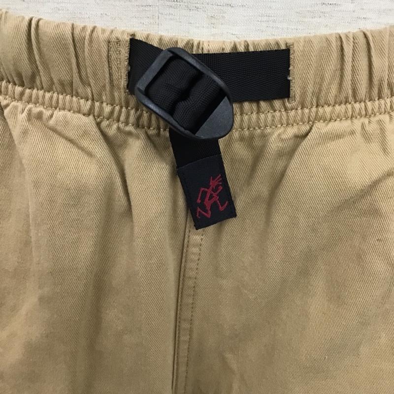 グラミチ GRAMICCI パンツ ショートパンツ 8117-56J G-SHORTS M ロゴ、文字 ベージュ / ベージュ /  メンズ USED 古着 中古 10103681