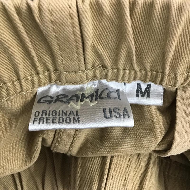グラミチ GRAMICCI パンツ ショートパンツ 8117-56J G-SHORTS M ロゴ、文字 ベージュ / ベージュ /  メンズ USED 古着 中古 10103681