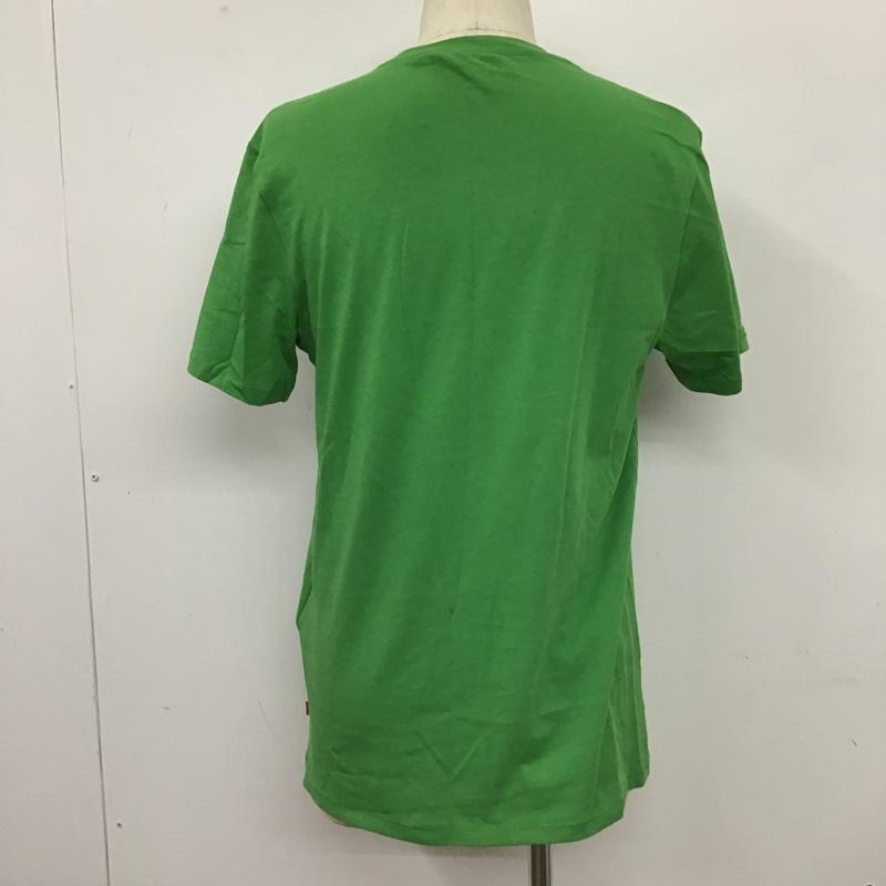 リーバイス Levi's Tシャツ 半袖 22491-0202 クルーネック M ロゴ、文字 緑 / グリーン /  メンズ USED 古着 中古 10103682