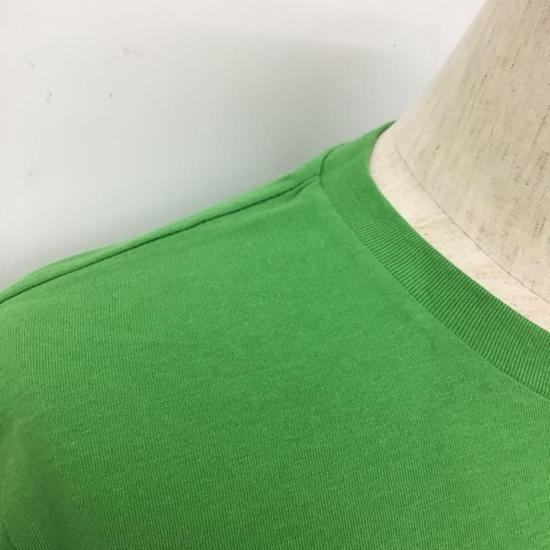 リーバイス Levi's Tシャツ 半袖 22491-0202 クルーネック M ロゴ、文字 緑 / グリーン /  メンズ USED 古着 中古 10103682