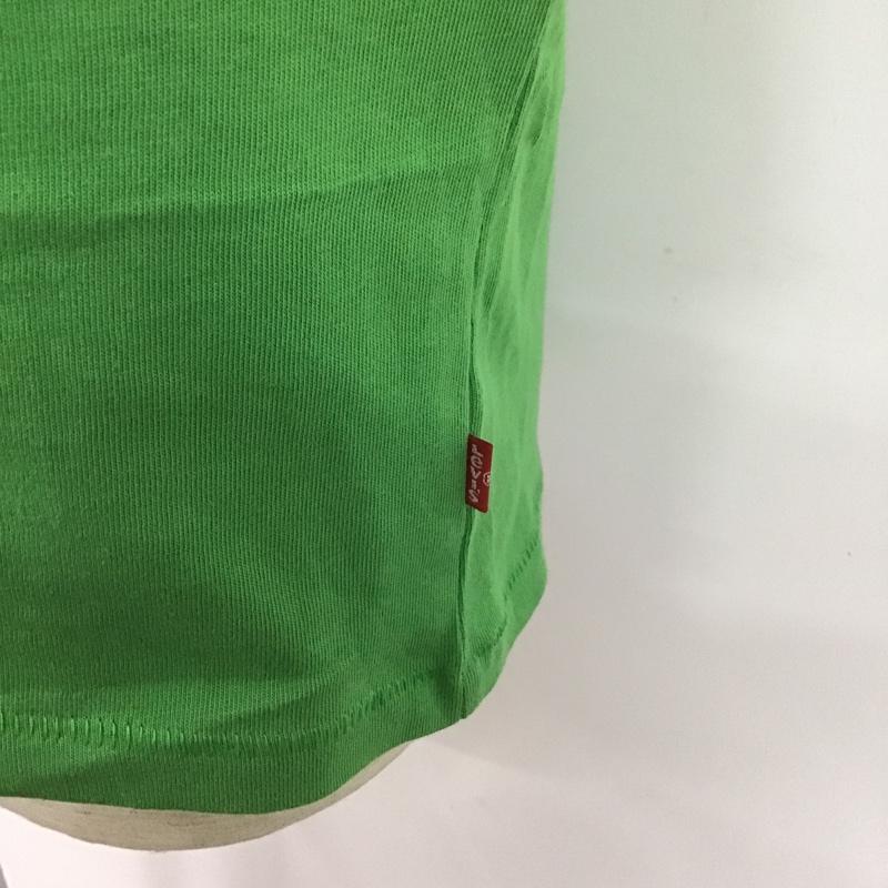 リーバイス Levi's Tシャツ 半袖 22491-0202 クルーネック M ロゴ、文字 緑 / グリーン /  メンズ USED 古着 中古 10103682