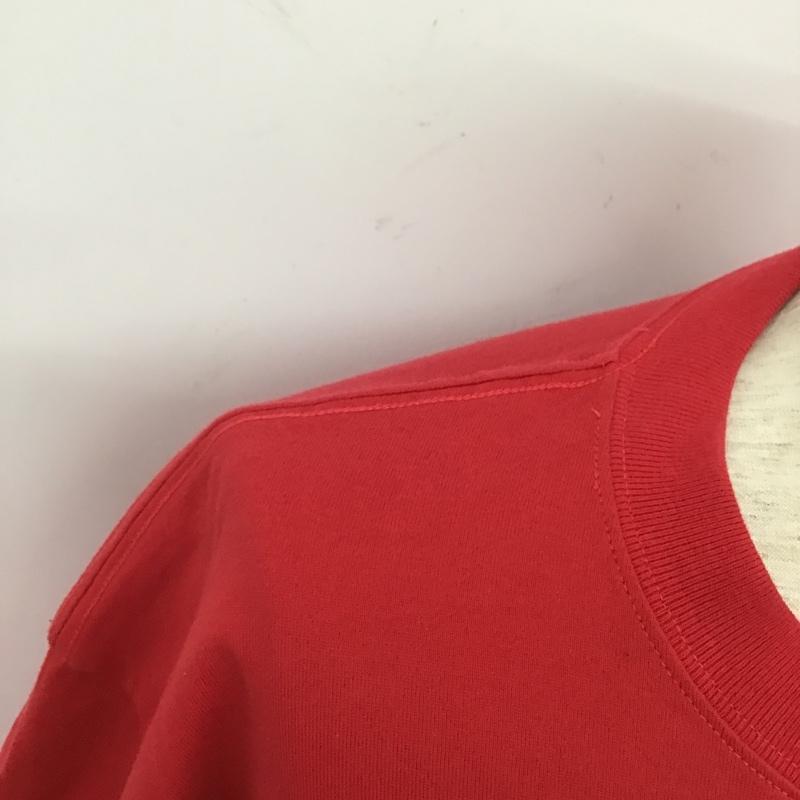 ディッキーズ Dickies Tシャツ 半袖 171U30TR08 THRASHER プリント クルーネック L ロゴ、文字 赤 / レッド /  メンズ USED 古着 中古 10103683