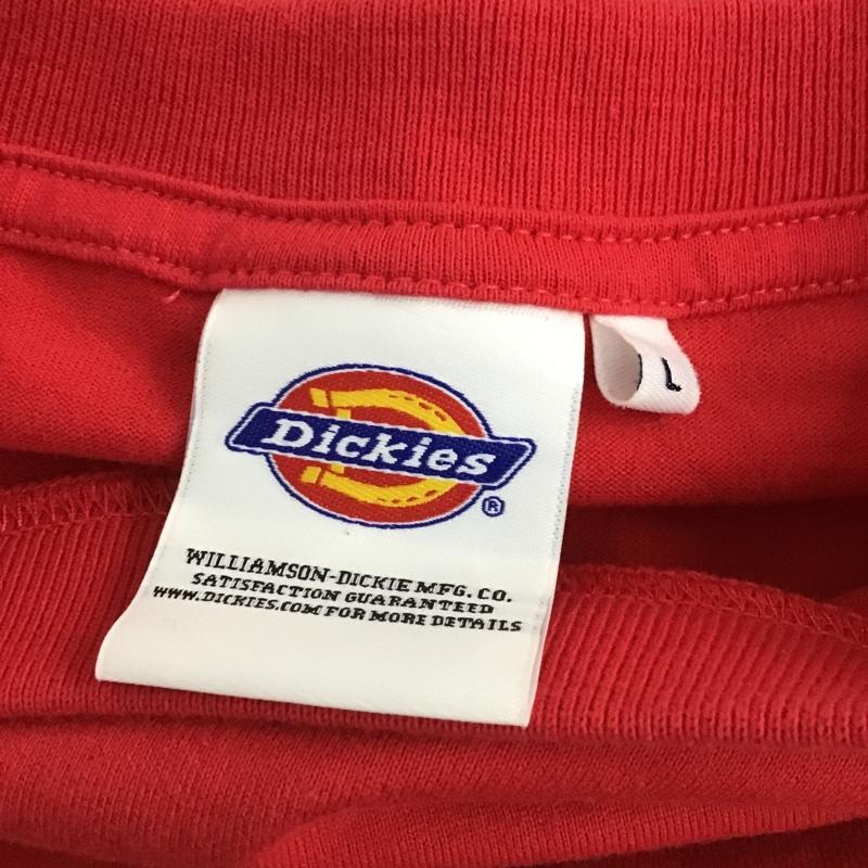 ディッキーズ Dickies Tシャツ 半袖 171U30TR08 THRASHER プリント クルーネック L ロゴ、文字 赤 / レッド /  メンズ USED 古着 中古 10103683