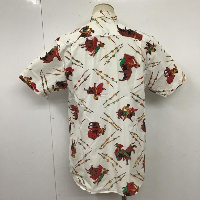 シュプリーム Supreme シャツ、ブラウス 半袖 13SS Matador Shirt マタドールシャツ 闘牛 M 総柄 白 / ホワイト /  メンズ USED 古着 中古 10103689